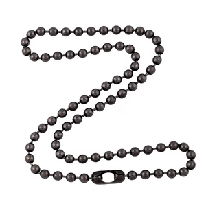 Pill Holder Necklace Chain – pill holder necklace chain, machined in the USA (view 2)