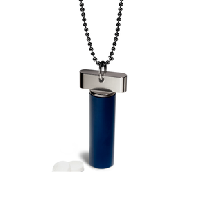 Pill Holder Necklace &ndash; pill holder necklace, machined in the USA (view 10)