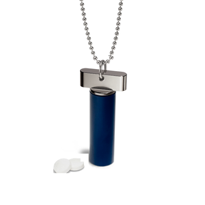 Pill Holder Necklace &ndash; pill holder necklace, machined in the USA (view 16)