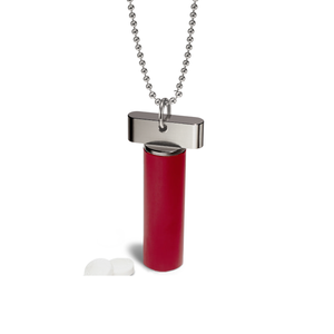 Pill Holder Necklace &ndash; pill holder necklace, machined in the USA (view 9)