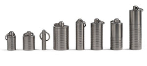 Petite Slim Single Chamber Keychain Pill Holder &ndash; small pill holder keychain, machined in the USA (view 4)