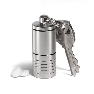 Additional Chamber &ndash; keychain pill holder accessory, machined in the USA (view 3)